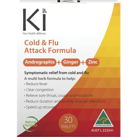 Ki Cold & Flu Attack 30 Tabs