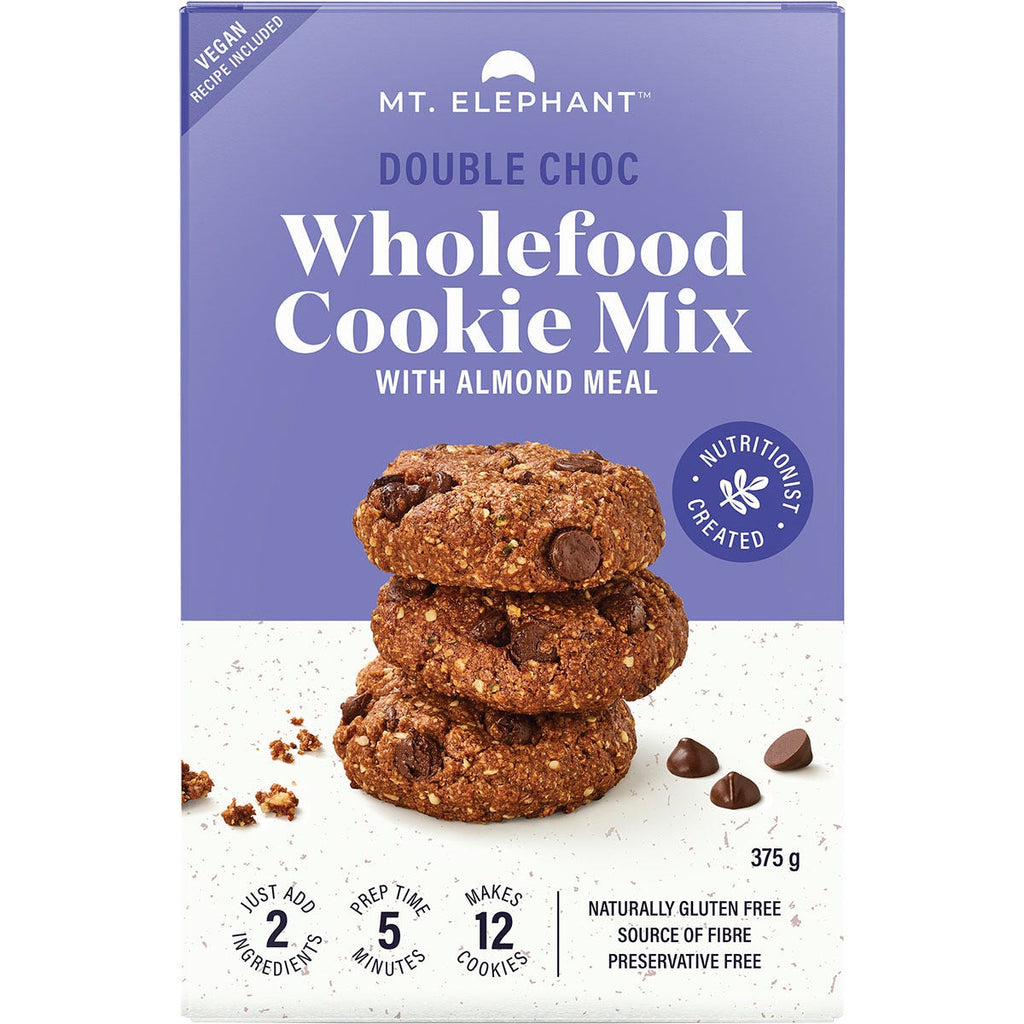 Wholefood Cookie Mix Double Choc 375g