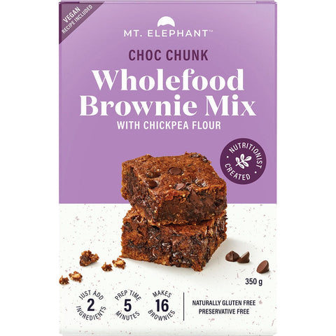 Wholefood Brownie Mix Choc Chunk 350g