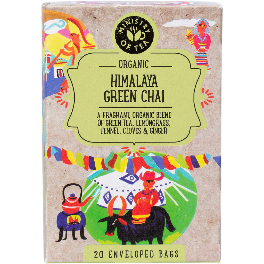 Organic Himalaya Green Chai Tea Bags 20pk