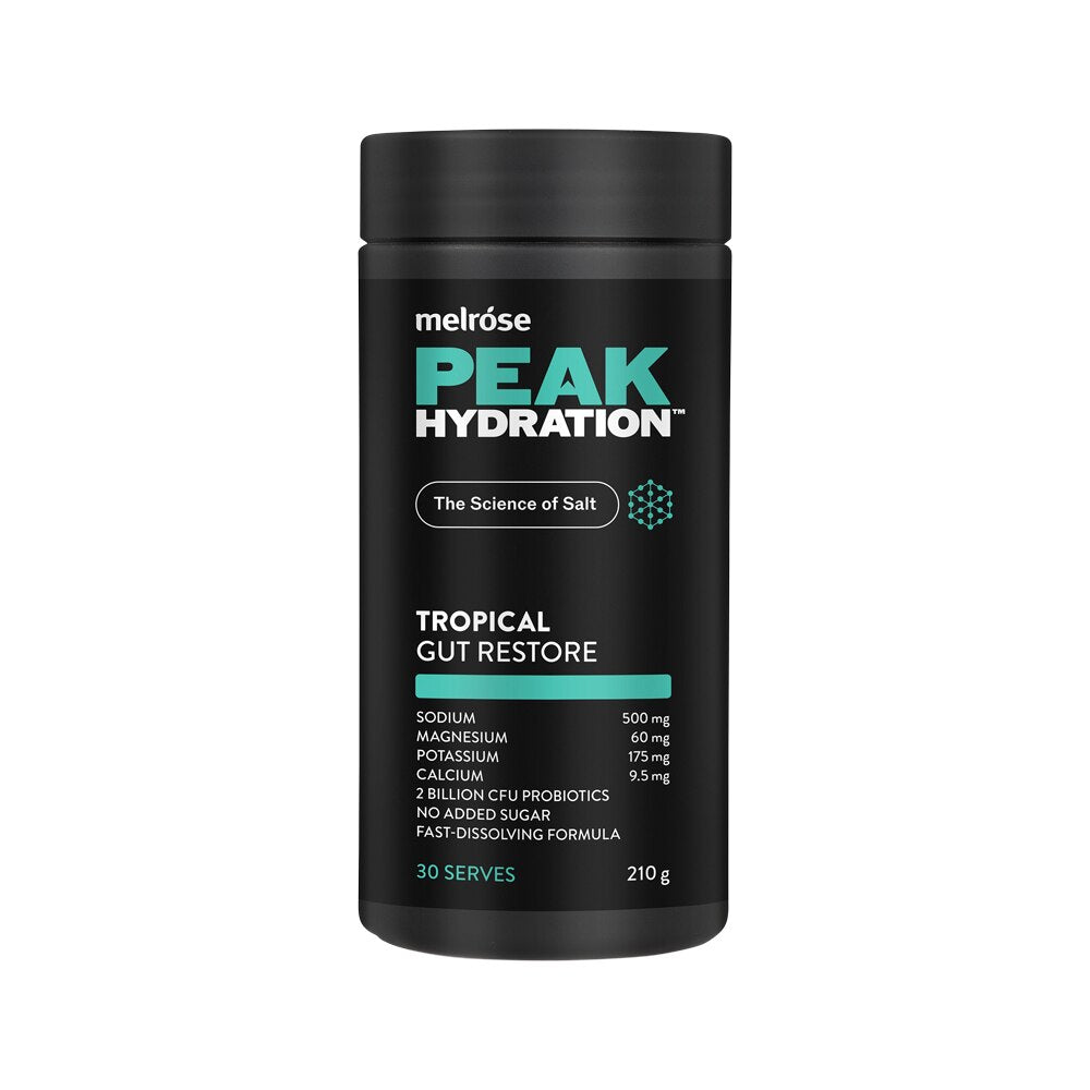 Melrose Peak Hydration Gut Restore Tropical 210g