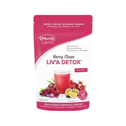 Morlife Berry Clean Liva Detox Berry Elixir 200g