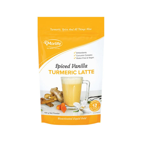 Morlife Latte Turmeric Spiced Vanilla 100g