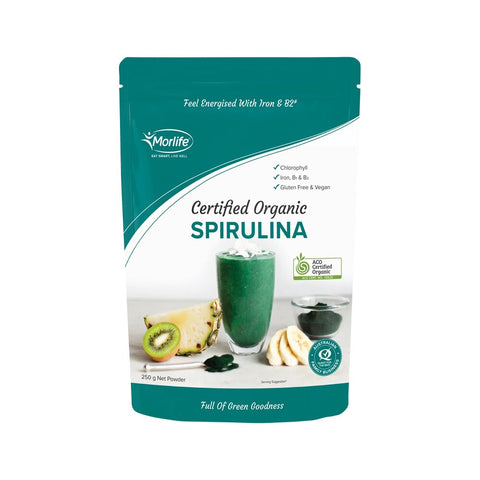 Morlife Organic Spirulina 250g