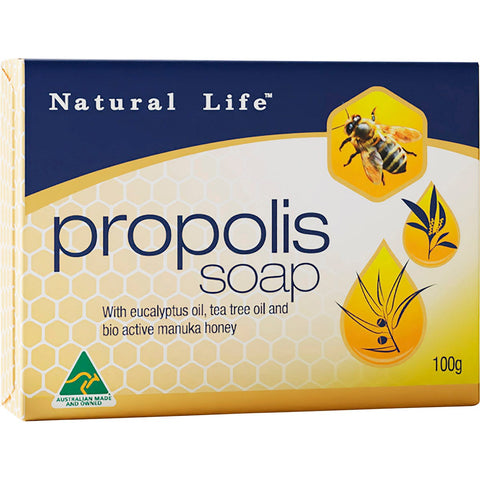 Propolis Soap with Tea Tree, Eucalyptus & Manuka Honey 100g
