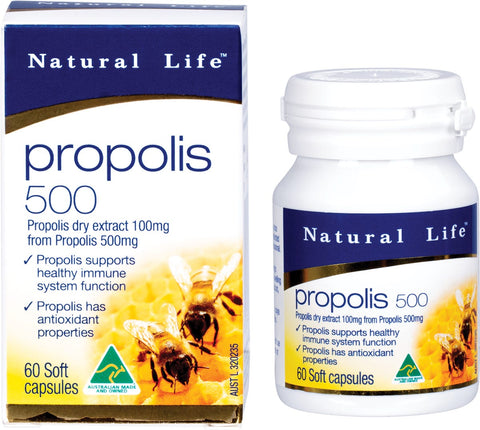 Propolis 500mg Capsules 60 Caps