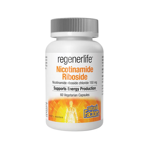 Natural Factors Regenerlife Nicotinamide Riboside 60vc