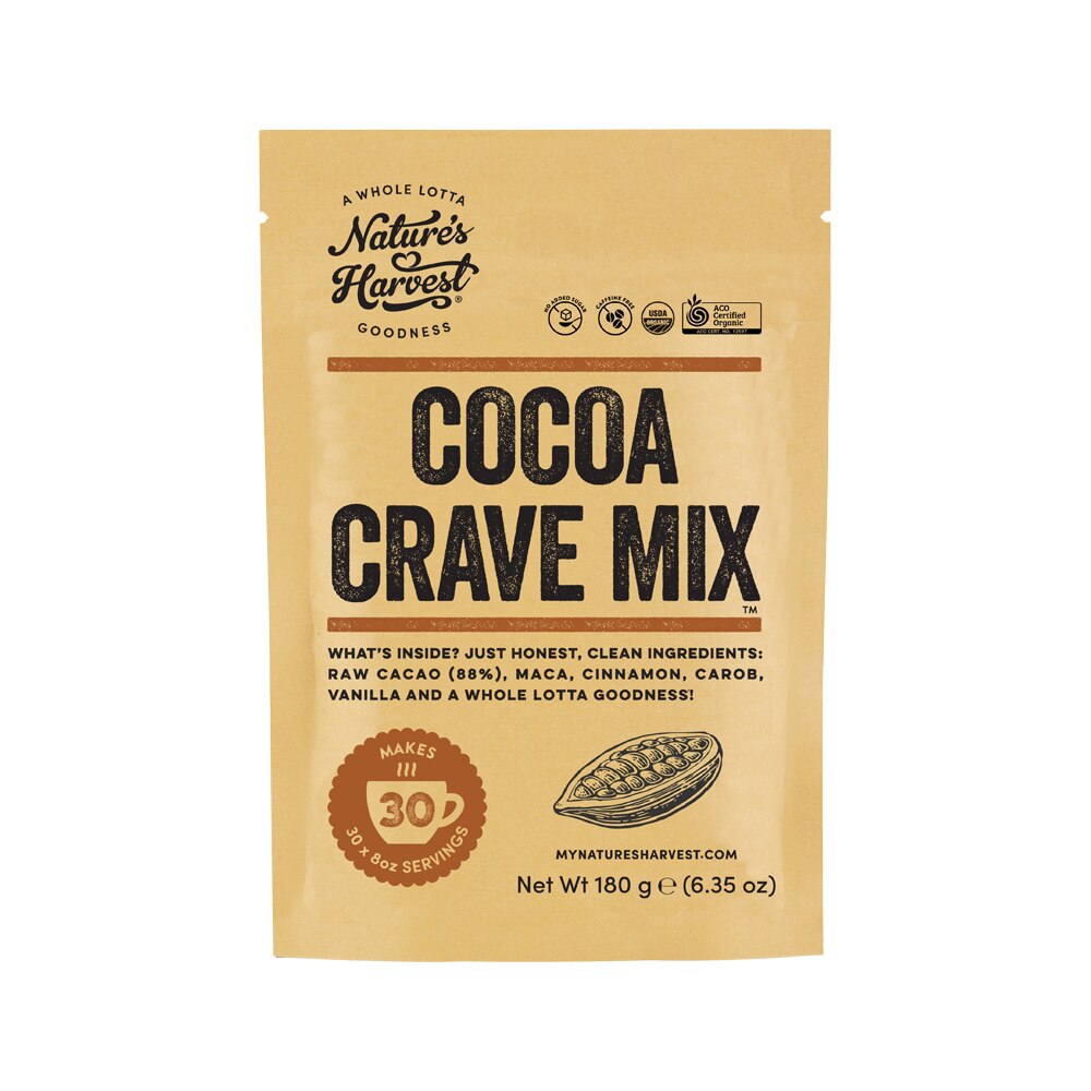Nature's Harvest Org Cocoa Crave Mix 180g