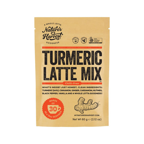 Nature's Harvest Org Turmeric Latte Mix Chilli Free 60g