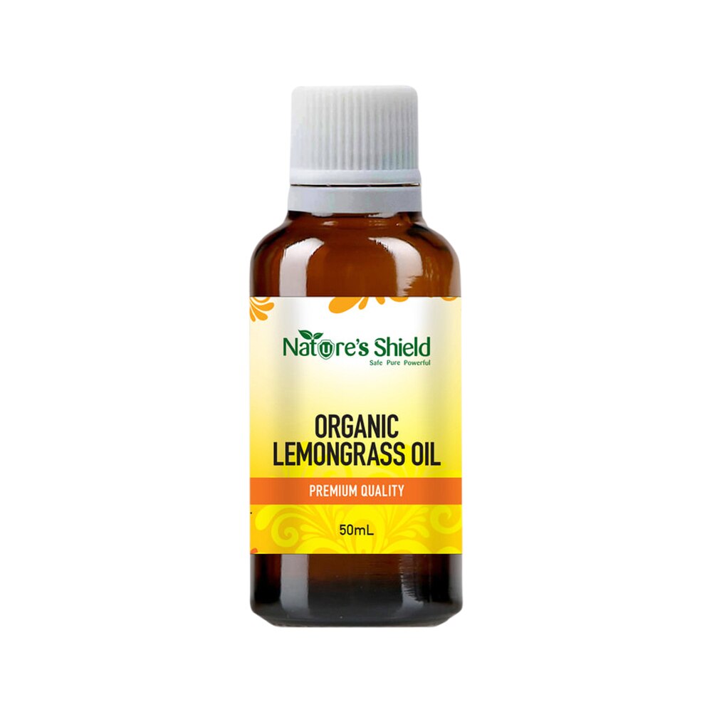Nature's Shield Org Essential Oil Lemongrass 50ml