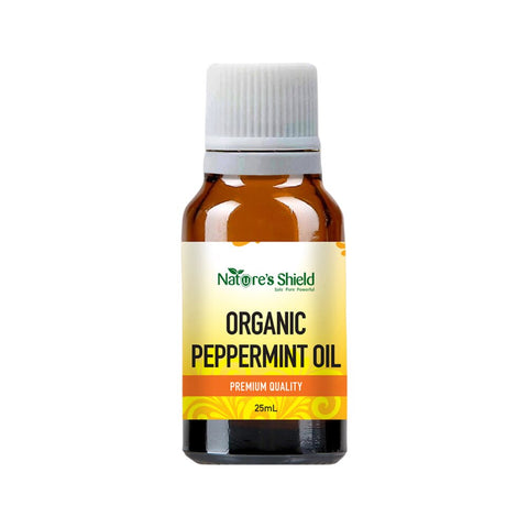 Nature's Shield Org Essential Oil Peppermint 25ml