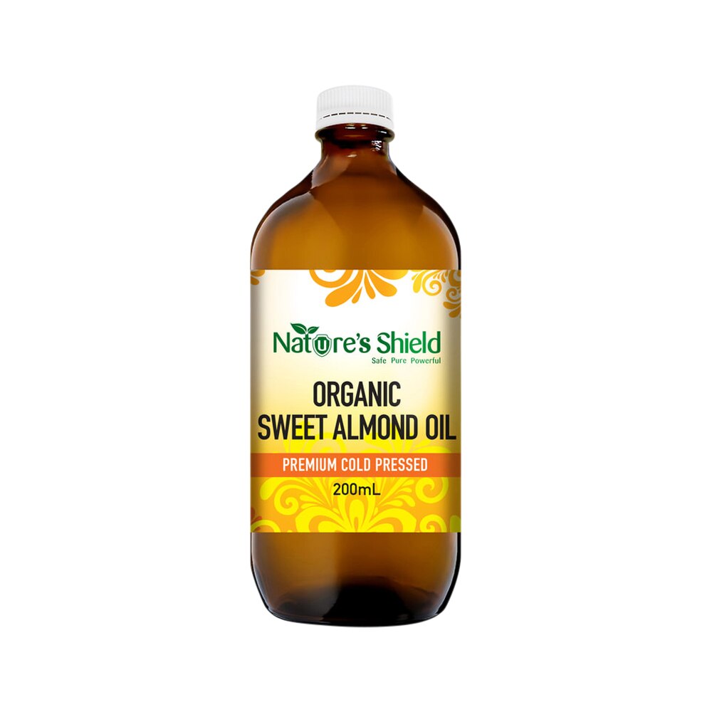 Nature's Shield Organic Sweet Almond Oil 200ml