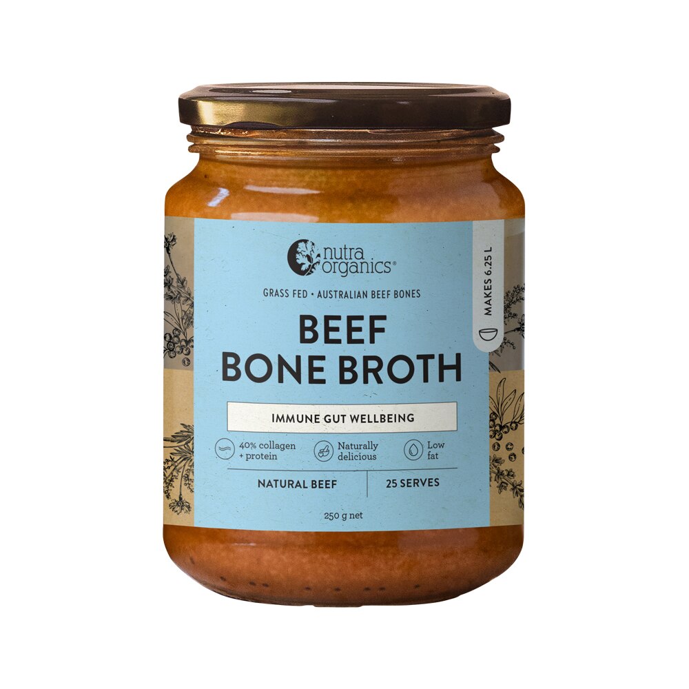 Nutra Org Bone Broth Beef Concentrate Natural 250g