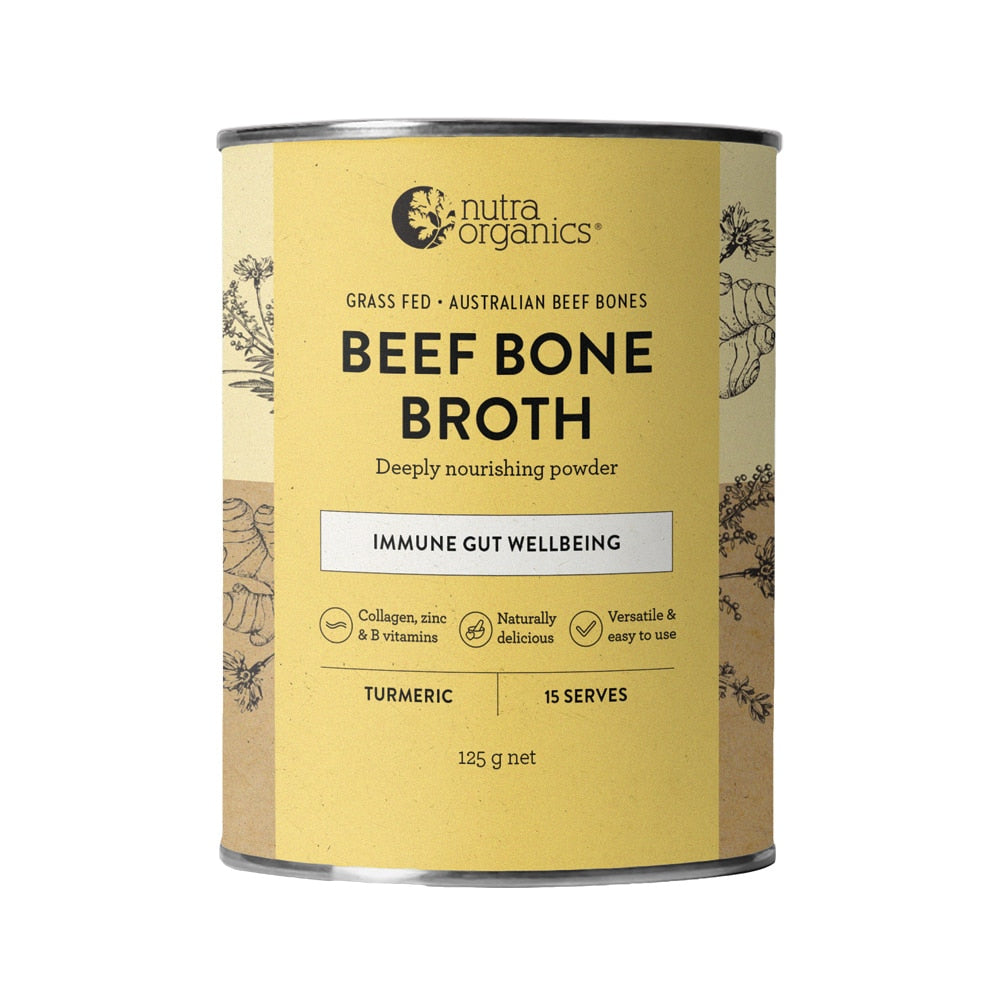 Nutra Org Bone Broth Beef Turmeric 125g