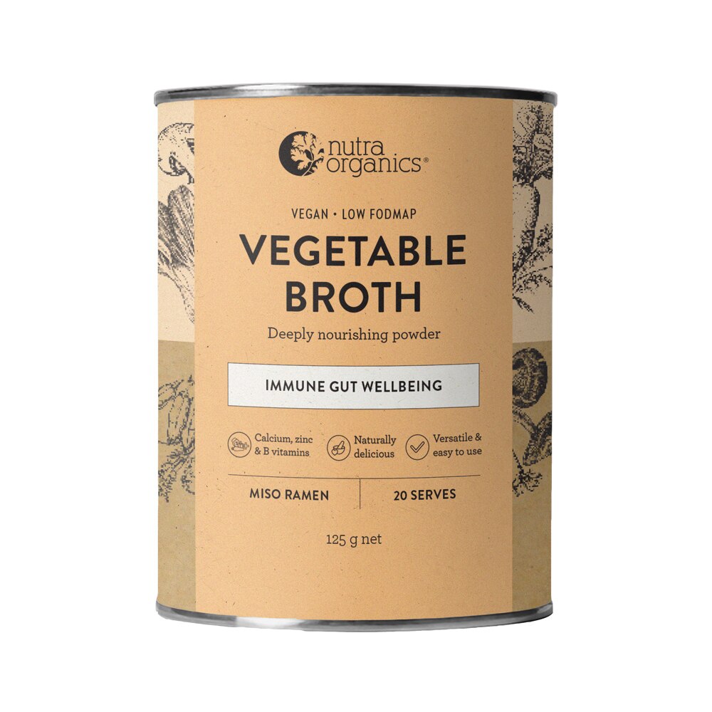 Nutra Org Broth Vegetable Miso Ramen 125g