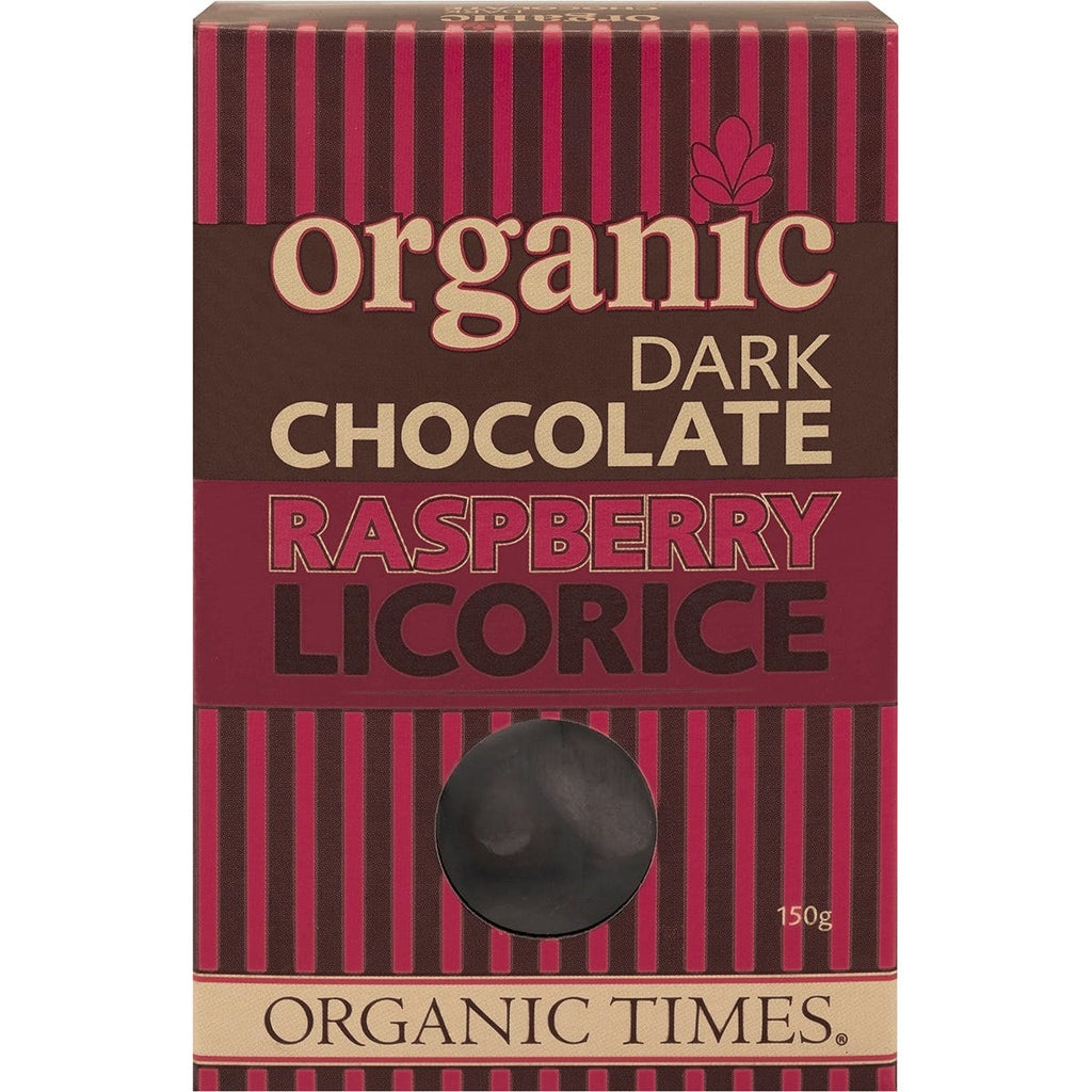 Dark Chocolate Raspberry Licorice 150g