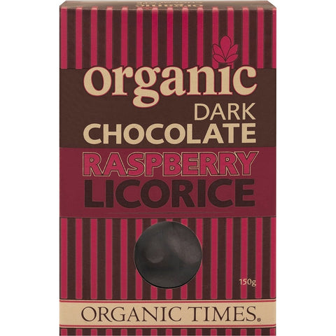 Dark Chocolate Raspberry Licorice 150g