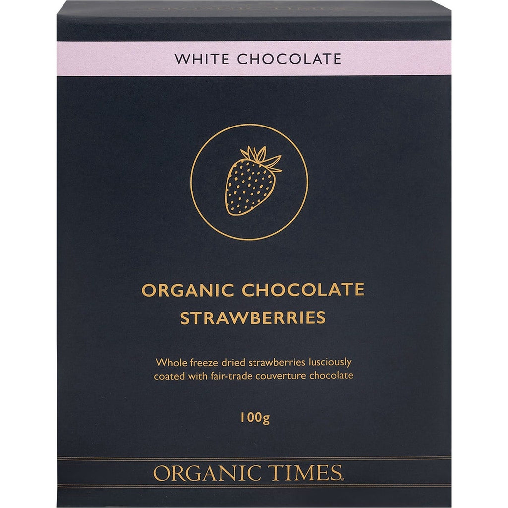White Chocolate Strawberries 100g