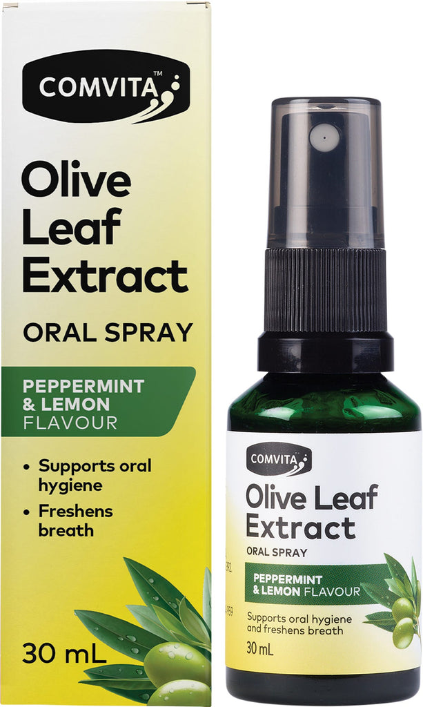 Olive Leaf Extract Oral Spray Peppermint & Lemon 30ml