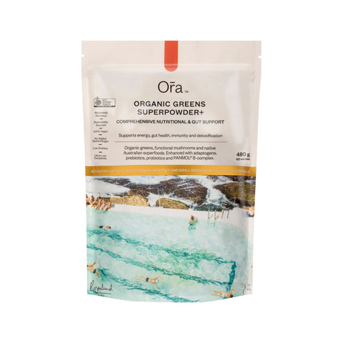 Ora Organic Greens Superpowder 480g