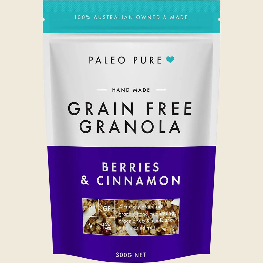 Organic Grain Free Granola Berries & Cinnamon 300g