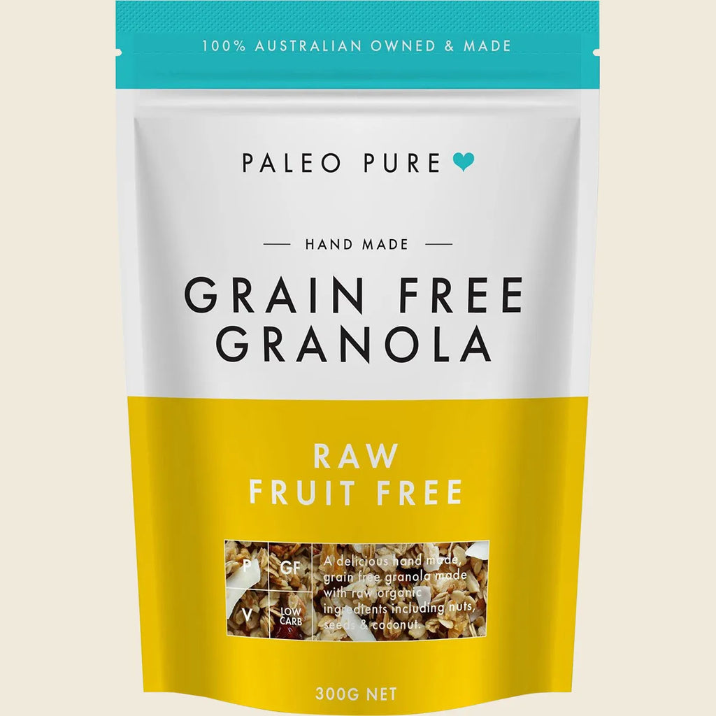 Organic Grain Free Granola Raw Fruit Free 300g