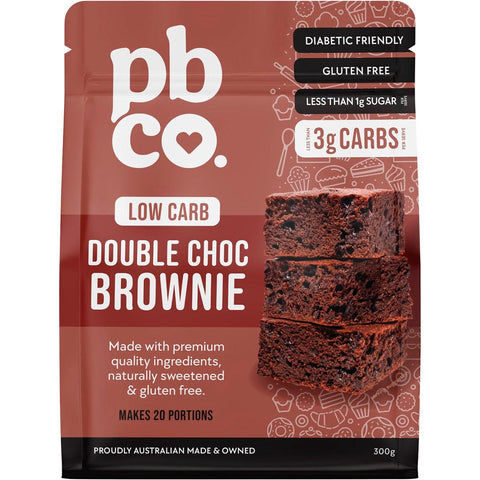Double Choc Brownie Low Carb 300g
