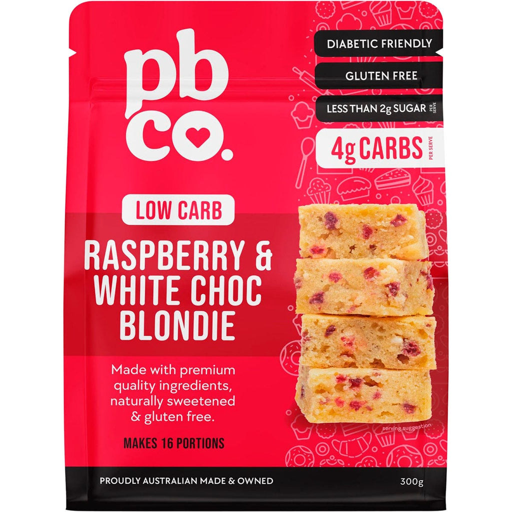 Raspberry & White Choc Blondie Low Carb 300g