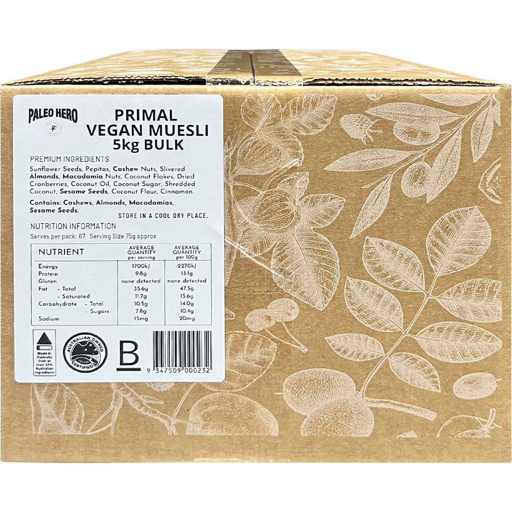 Vegan Muesli Bulk 5kg