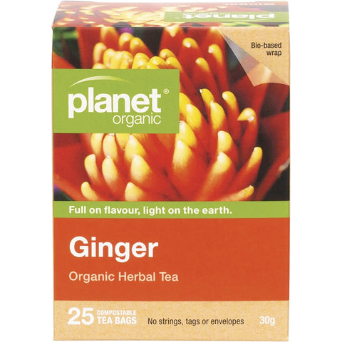 Ginger Herbal Tea Bags 25pk