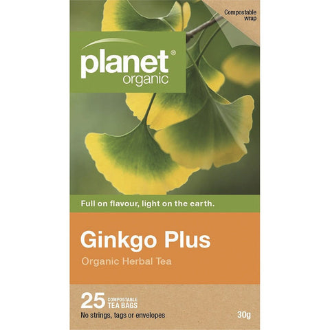 Ginkgo Plus Herbal Tea Bags 25pk