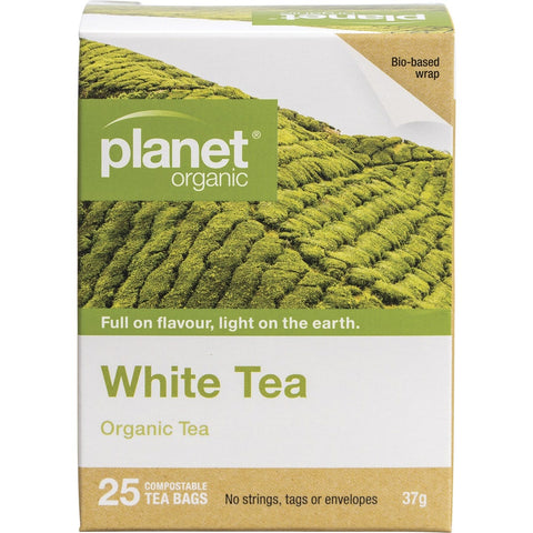 White Tea Herbal Tea Bags 25pk