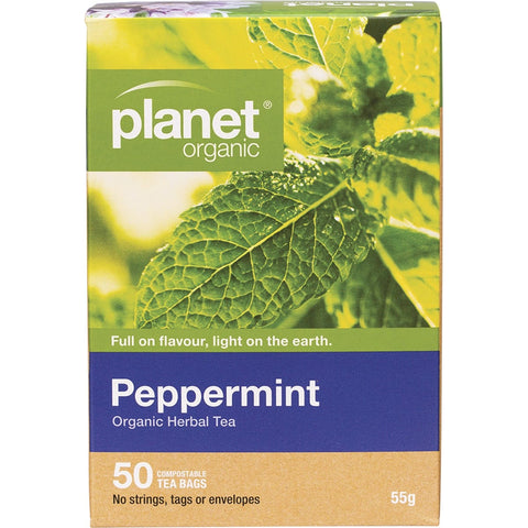 Peppermint Herbal Tea Bags 50pk