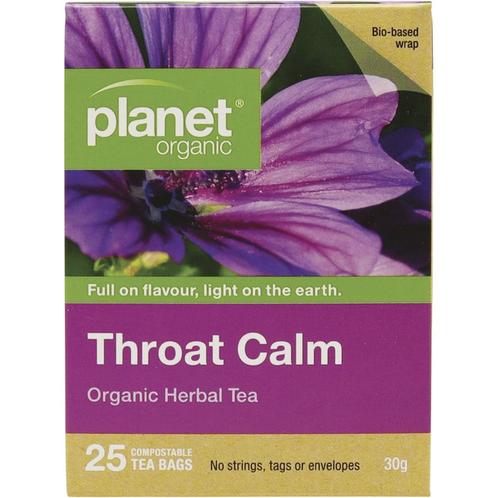 Throat Calm Herbal Tea Bags 25pk