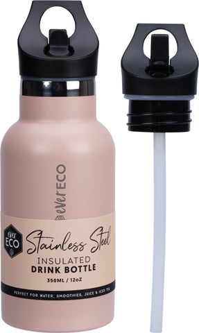 Insulated Stainless Steel Bottle Rose Sip Lid 350ml