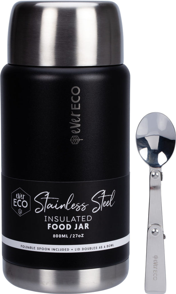 Insulated Stainless Steel Food Jar Onyx 800ml