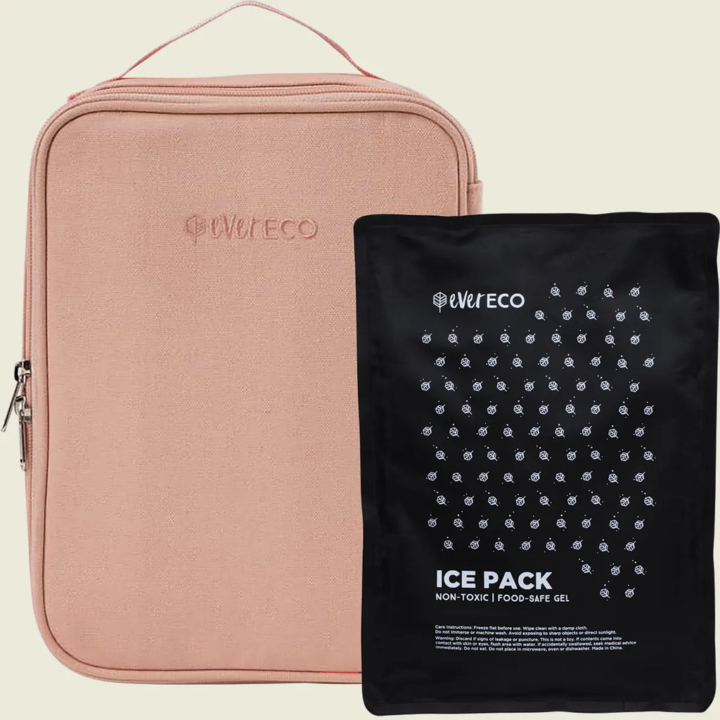 Insulated Lunch Bag with Ice Pack Sorbet 1pc