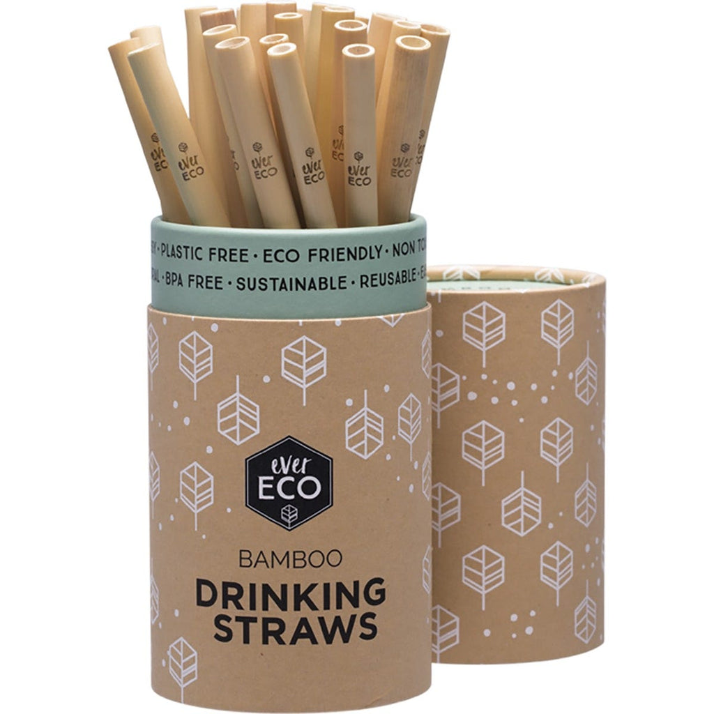 Bamboo Straws Straight Counter Display x30