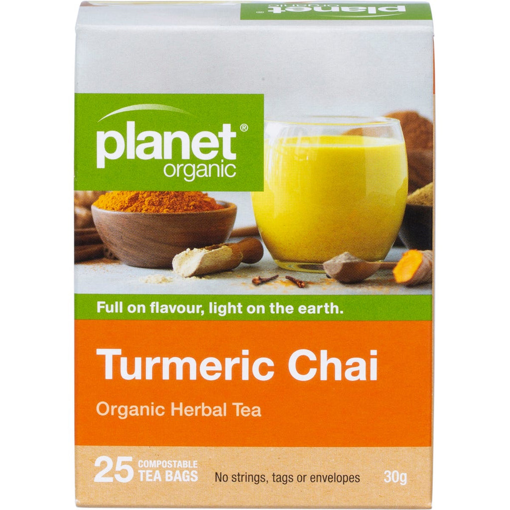 Turmeric Chai Herbal Tea Bags 25pk