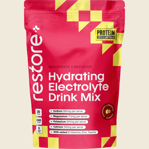 Restore Electrolyte Drink Mix Raspberry Lemonade 240g – Naturemart ...