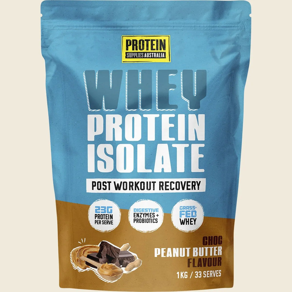 WPI Whey Protein Isolate Choc Peanut Butter 1kg