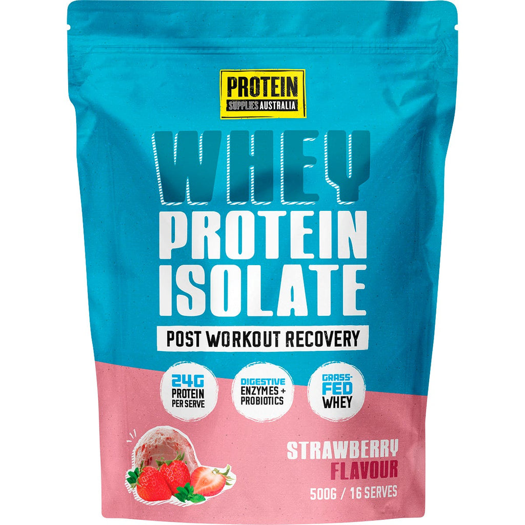 WPI Whey Protein Isolate Strawberry 500g