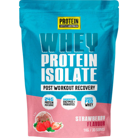 WPI Whey Protein Isolate Strawberry 1kg