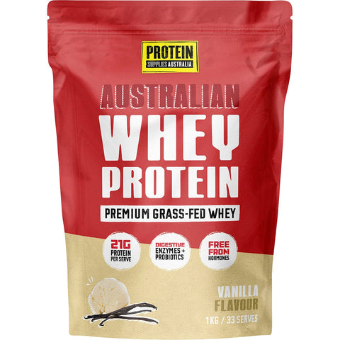Australian Whey Protein Vanilla 1kg