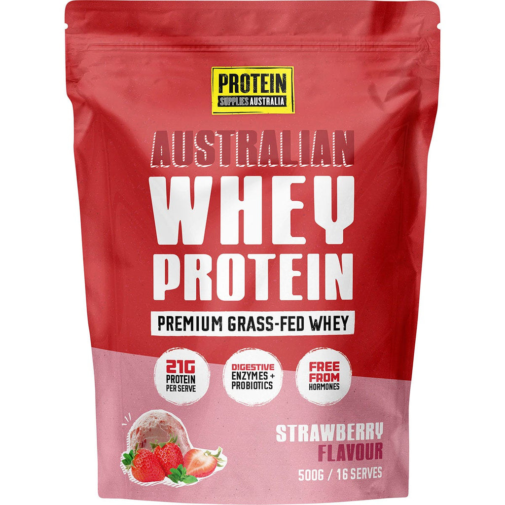 Australian Whey Protein Strawberry 500g
