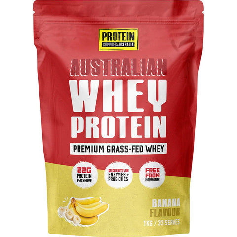 Australian Whey Protein Banana 1kg