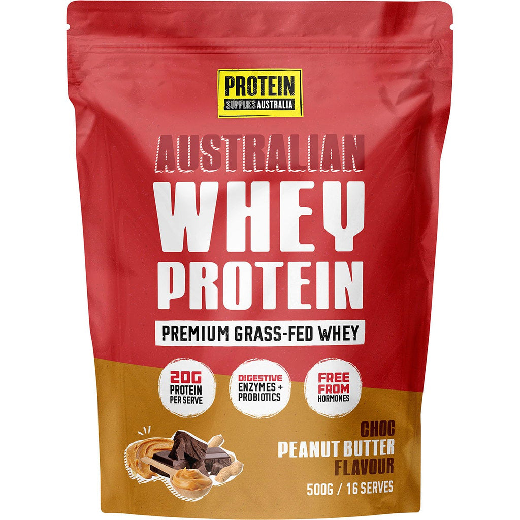 Australian Whey Protein Choc Peanut Butter 1kg