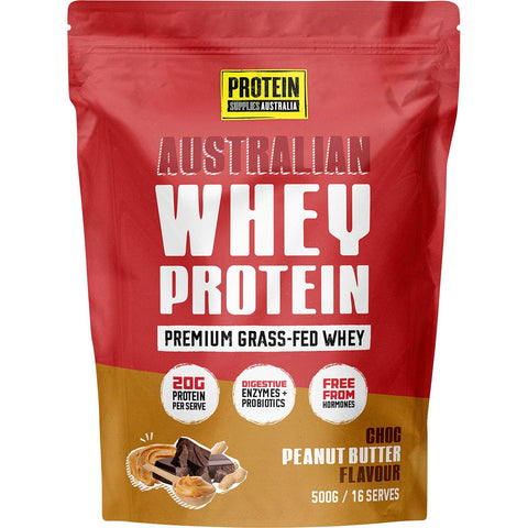 Australian Whey Protein Choc Peanut Butter 1kg