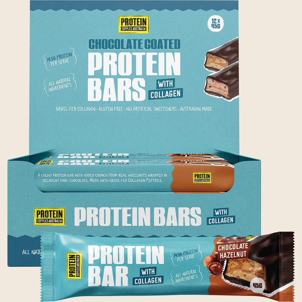 Protein Bar with Collagen Chocolate Hazelnut 12x45g