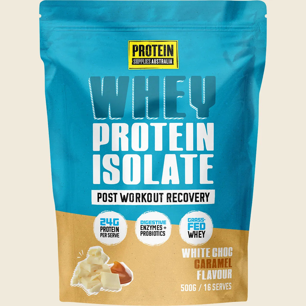 WPI Whey Protein Isolate White Choc Caramel 500g